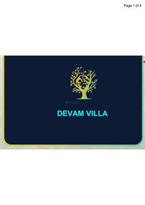 Devam Villa Brochure 1