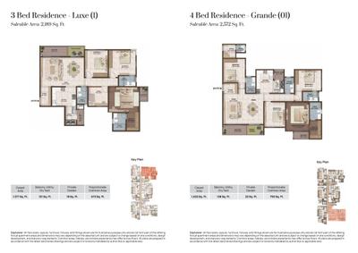Image of 2009 Sq.ft 3 BHK Apartment / Flat for sale in CKPC Heart Of Harmony, Muneshwara Nagar, Bengaluru for Rs. 28000000