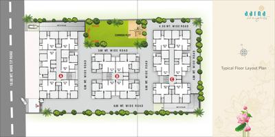 Image of 712 Sq.ft 3 BHK Apartment / Flat for sale in Jay Bhavani Aarna Heights, Nikol, Ahmedabad for Rs. 6950000
