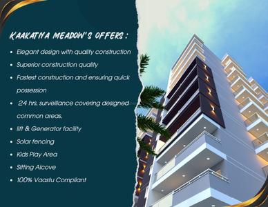 Image of 1369 Sq.ft 2 BHK Apartment / Flat for sale in Kaakatiya Diamond Heights, Velimela, Sangareddy for Rs. 7946000