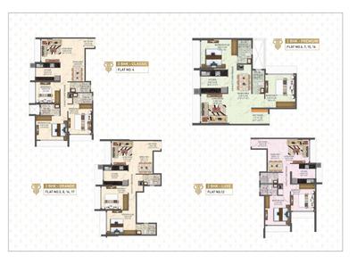 Image of 1242 Sq.ft 2 BHK Apartment / Flat for sale in CH Pridestone, Panvel, Navi Mumbai for Rs. 12733700