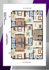Image of 2000 Sq.ft 9 BHK Independent House for sale in Ridge 52, Sector 52, Noida for Rs. 72500000
