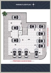 Image of 1506 Sq.ft 3 BHK Apartment / Flat for sale in Bafna Saptashree Gurukrupa, Govind Nagar, Nashik for Rs. 8300000