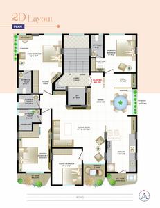Image of 2450 Sq.ft 3 BHK Apartment / Flat for sale in Archi Devanya VI, Chatrapati Nagar, Nagpur for Rs. 15998000