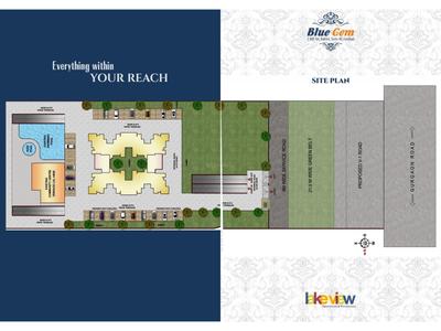 Image of 1050 Sq.ft 2 BHK Apartment / Flat for sale in Zion Blue Gem, Sector 48, Faridabad for Rs. 6800000
