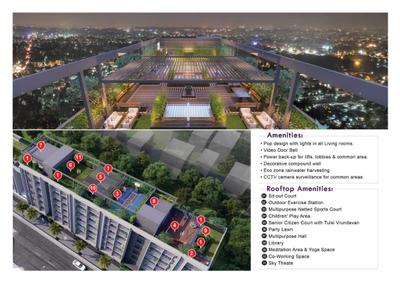 Image of 1070 Sq.ft 2 BHK Apartment / Flat for sale in Mangalam Kk Mangalam Emerald, Rahatani, Pune for Rs. 6800000