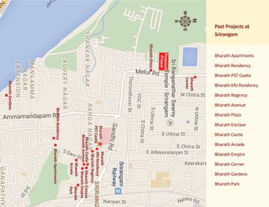 Image of 735 Sq.ft 2 BHK Apartment / Flat for sale in Bharath Green Garden, Srirangam, Tiruchirappalli for Rs. 7200000