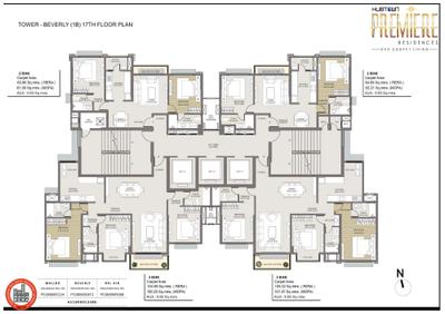 Image of 1700 Sq.ft 3 BHK Apartment / Flat for sale in Hubtown The Premiere Residences Tower 2, Andheri West, Mumbai for Rs. 55000000