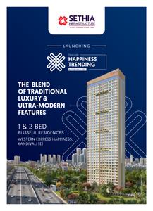 Image of 700 Sq.ft 2 BHK Apartment / Flat for sale in Sethia Pride, Kandivali East, Mumbai for Rs. 15900000