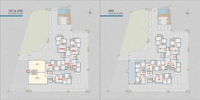 Image of 1400 Sq.ft 3 BHK Apartment / Flat for sale in Jainam Sky Memories, Manjalpur, Vadodara for Rs. 8000000