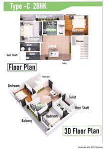 Image of 1600 Sq.ft 3 BHK Apartment / Flat for sale in Sorrel Homes, Noida Extension, Greater Noida for Rs. 6415000