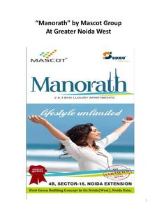 Mascot Homes Manorath Brochure 1