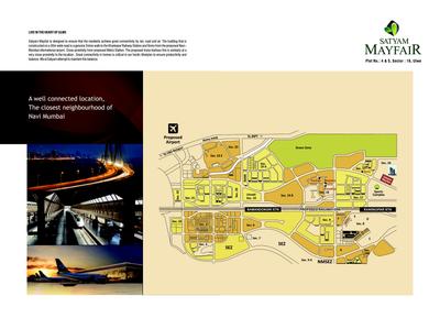 Image of 1800 Sq.ft 3 BHK Apartment / Flat for sale in Satyam Mayfair by Satyam Group, Ulwe, Navi Mumbai for Rs. 17500000