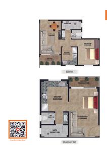 Image of 449 Sq.ft 1 BHK Apartment / Flat for sale in Sarvppratham Anandvann Wing A To F, Igatpuri, Nashik for Rs. 1700000