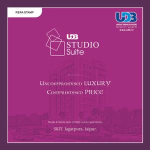 Image of 385 Sq.ft 1 BHK Apartment / Flat for sale in UDB Studio Suite, Jagatpura, Jaipur for Rs. 2500000