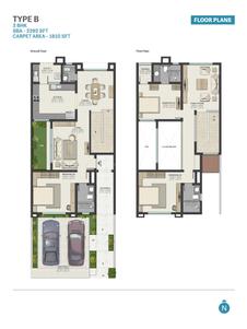 Image of 2292 Sq.ft 3 BHK Villa for sale in Sobha Verdure, Veerakeralam, Coimbatore for Rs. 19900000