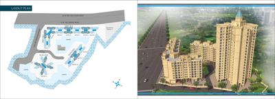 Image of 551 Sq.ft 1 BHK Apartment / Flat for sale in Cosmos Meluha, Khidkali, Thane for Rs. 4300000