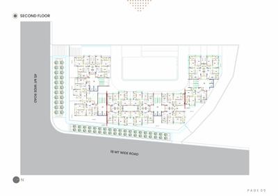 Image of 1755 Sq.ft 3 BHK Apartment / Flat for sale in Gamara Hills, Shela, Ahmedabad for Rs. 8300000