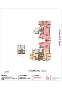 Image of 2400 Sq.ft 3 BHK Apartment / Flat for sale in Shreenathji Delta Riviera, Ulwe, Navi Mumbai for Rs. 46000000
