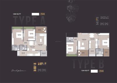 Image of 1350 Sq.ft 2 BHK Apartment / Flat for sale in Rashmi Riesen, Shela, Ahmedabad for Rs. 5900000