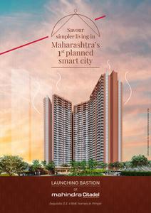 Image of 1029 Sq.ft 2 BHK Apartment / Flat for sale in Mahindra Citadel Bastion I, Pimpri, Pune for Rs. 10000000