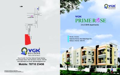 Image of 1200 Sq.ft 3 BHK Villa for sale in VGK Prime Rose, Selaiyur, Chennai for Rs. 7900000