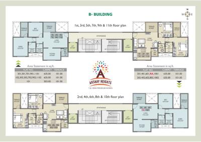 Image of 2265 Sq.ft 5 BHK Apartment / Flat for sale in RR Akshay Heights, Wakad, Pune for Rs. 11548000