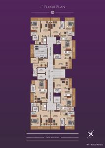 Image of 680 Sq.ft 1 BHK Apartment / Flat for sale in Nanak Joy Aura, Ulwe, Navi Mumbai for Rs. 4700000