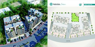 Image of 1799 Sq.ft 3 BHK Apartment / Flat for sale in Sudarshan Status, Sola, Ahmedabad for Rs. 10000000