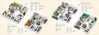 Image of 1285 Sq.ft 2 BHK Apartment / Flat for sale in Sovereign Santhinivasa, Chikkadunnasandra, Bengaluru for Rs. 8000000