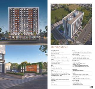 Image of 1265 Sq.ft 2 BHK Apartment / Flat for sale in Ajray Rudransh Heights, Jahangir Pura, Surat for Rs. 4427000
