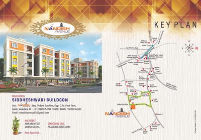 Image of 1050 Sq.ft 1 BHK Apartment / Flat for sale in Siddheshwari Siddheshwari Nandish Avenue, Kalali, Vadodara for Rs. 2200000