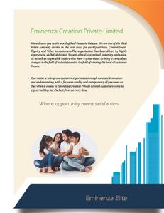 Image of 1278 Sq.ft 3 BHK Apartment / Flat for sale in Eminenza Elite, Hanspal, Bhubaneswar for Rs. 10700000
