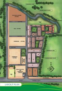 Image of 1465 Sq.ft 3 BHK Duplex for sale in Amrapali Vananchal City, Fauji Nagar, Bhilai for Rs. 6500000