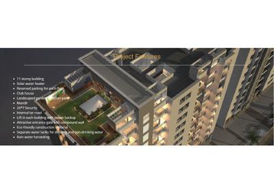 Image of 620 Sq.ft 1 BHK Apartment / Flat for sale in Meghraj Sanvi Marvel A, Mahalunge Ingale, Pune for Rs. 2000000