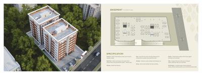 Image of 900 Sq.ft 3 BHK Apartment / Flat for sale in Vishwam Residency, Gotri, Vadodara for Rs. 5500000