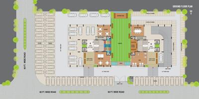 Image of 1134 Sq.ft 2 BHK Apartment / Flat for sale in Vasupujya Kautilya 99, Vaishno Devi Circle, Ahmedabad for Rs. 6000000