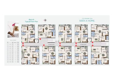 Image of 1510 Sq.ft 3 BHK Apartment / Flat for sale in GR Mayoora, Jeedimetla, Hyderabad for Rs. 12000000