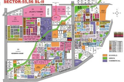 Image of 1500 Sq.ft 3 BHK Apartment / Flat for sale in Hewo Apartments II, Sector 56, Gurgaon for Rs. 23500000