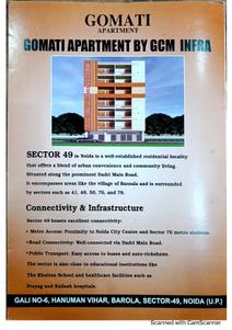 Image of 625 Sq.ft 1 BHK Apartment / Flat for sale in GCM Gomati Apartment, Sector 49, Noida for Rs. 2500000