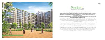 Image of 1749 Sq.ft 3 BHK Apartment / Flat for sale in Jaypee The Pavilion Court, Sector 128, Noida for Rs. 21500000