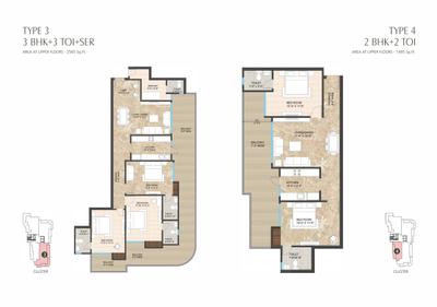 Image of 2455 Sq.ft 3 BHK Apartment / Flat for sale in Siddharth Bellevue, Shakti Colony, Dehradun for Rs. 28700000