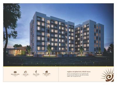 Image of 1200 Sq.ft 2 BHK Independent House for sale in Unison Sun Residency, Varachha, Surat for Rs. 4400000