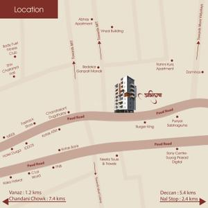Image of 1350 Sq.ft 3 BHK Apartment / Flat for sale in Ashwamedh Abhilasha, Kothrud, Pune for Rs. 20000000