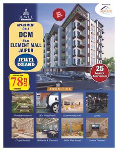 Image of 1385 Sq.ft 3 BHK Apartment / Flat for sale in SMK Jewel Island, Vaishali Nagar, Jaipur for Rs. 10000000