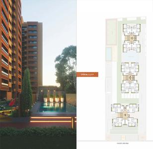 Image of 1440 Sq.ft 3 BHK Apartment / Flat for sale in Shri Parshva Spg Evans, Bopal, Ahmedabad for Rs. 7500000