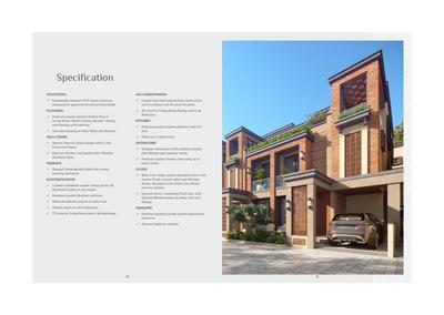 Image of 2200 Sq.ft 4 BHK Villa for sale in Shree Swarnim Space, Kalali, Vadodara for Rs. 14100000