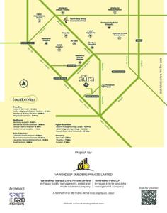 Image of 1134 Sq.ft 2 BHK Apartment / Flat for sale in Vanshdeep The Aura, Jagatpura, Jaipur for Rs. 6545000