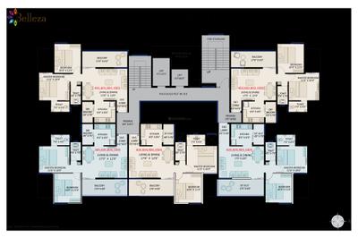Image of 900 Sq.ft 2 BHK Apartment / Flat for sale in Vishal Belleza, Hadapsar, Pune for Rs. 8000000