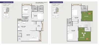 Image of 1200 Sq.ft 3 BHK Apartment / Flat for sale in Dhruv Maruti Infinity, Chhani, Vadodara for Rs. 6900000